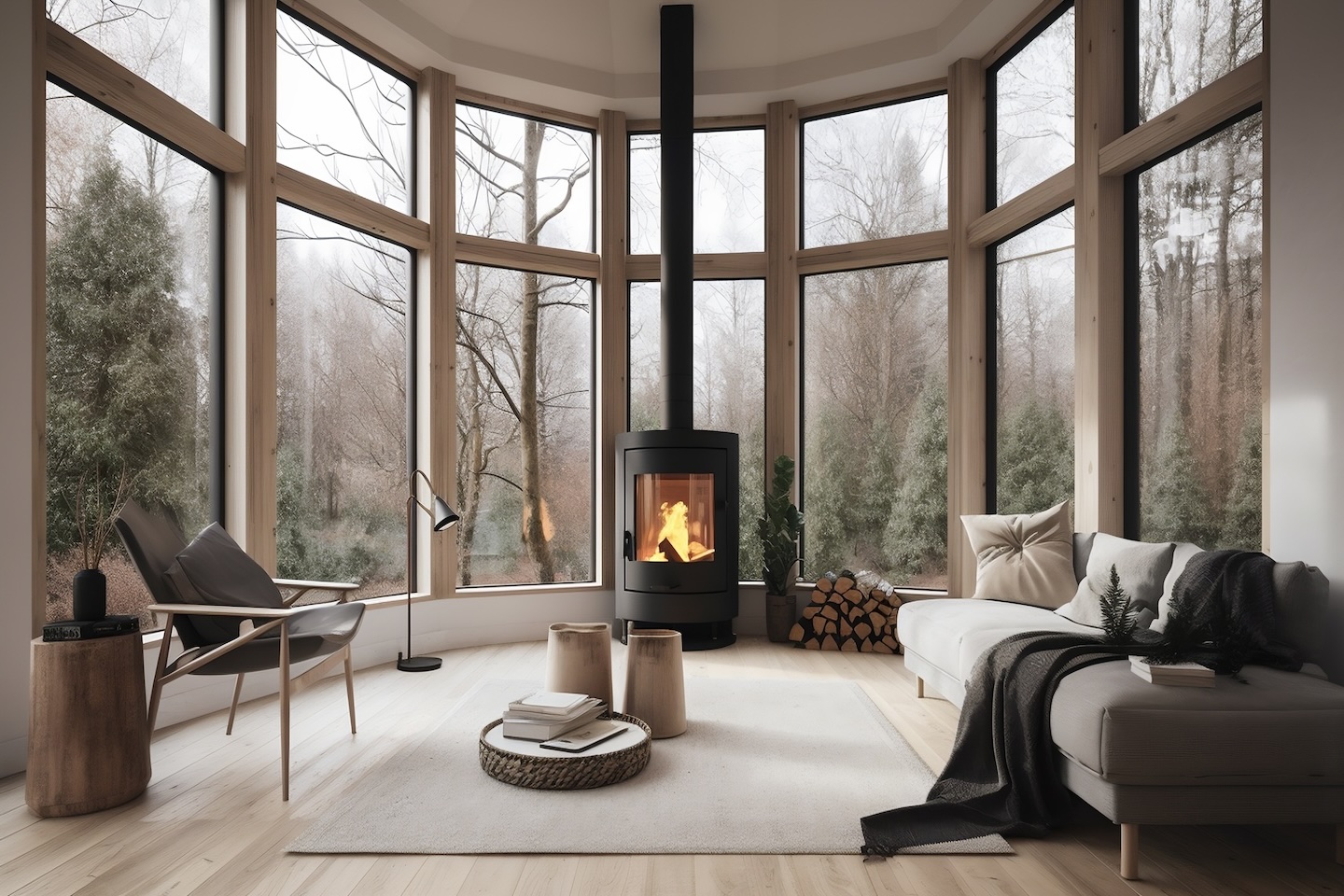 Poêle à bois design : la solution pour allier confort et esthétique ...